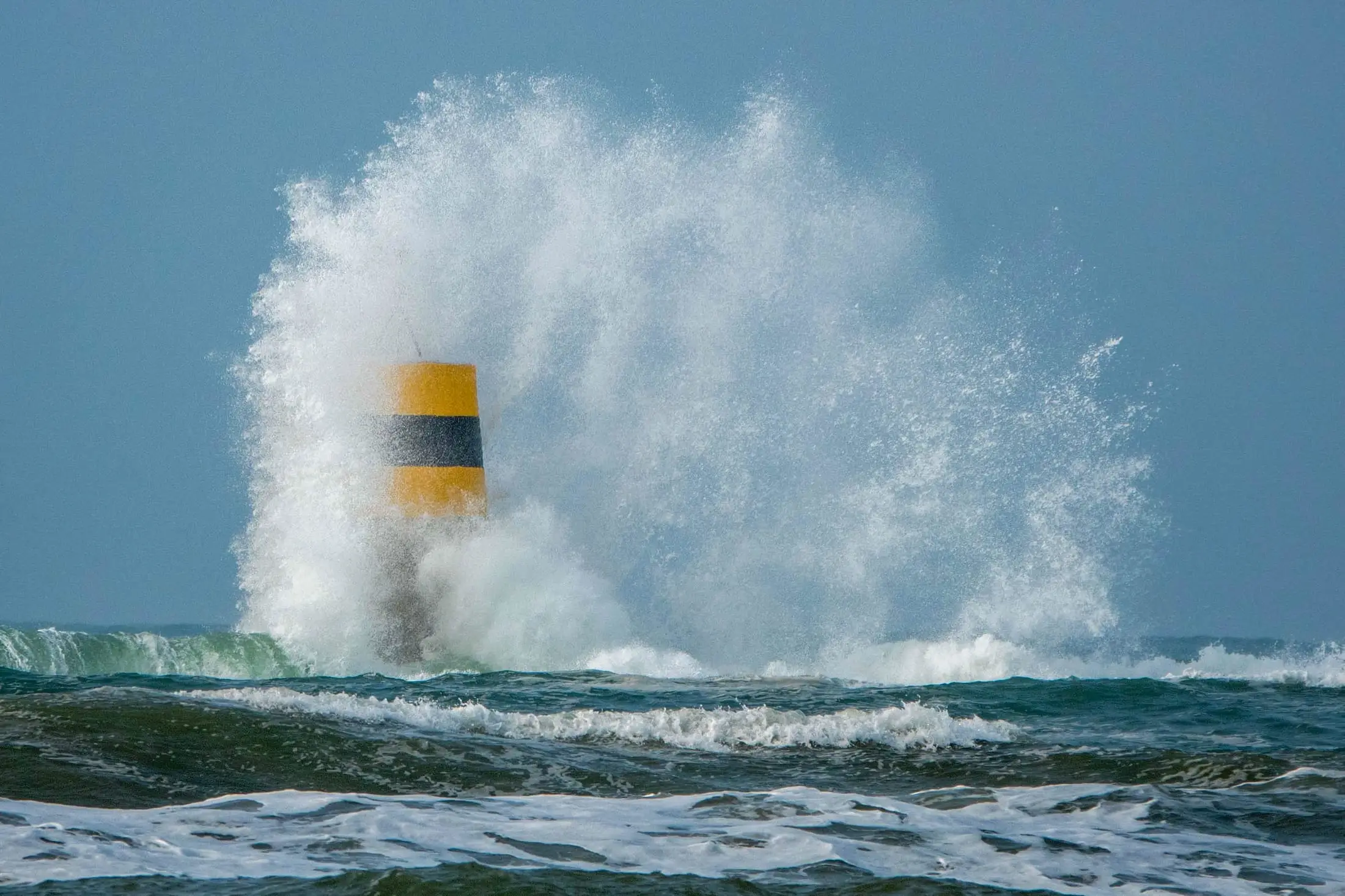Tempête a Santec